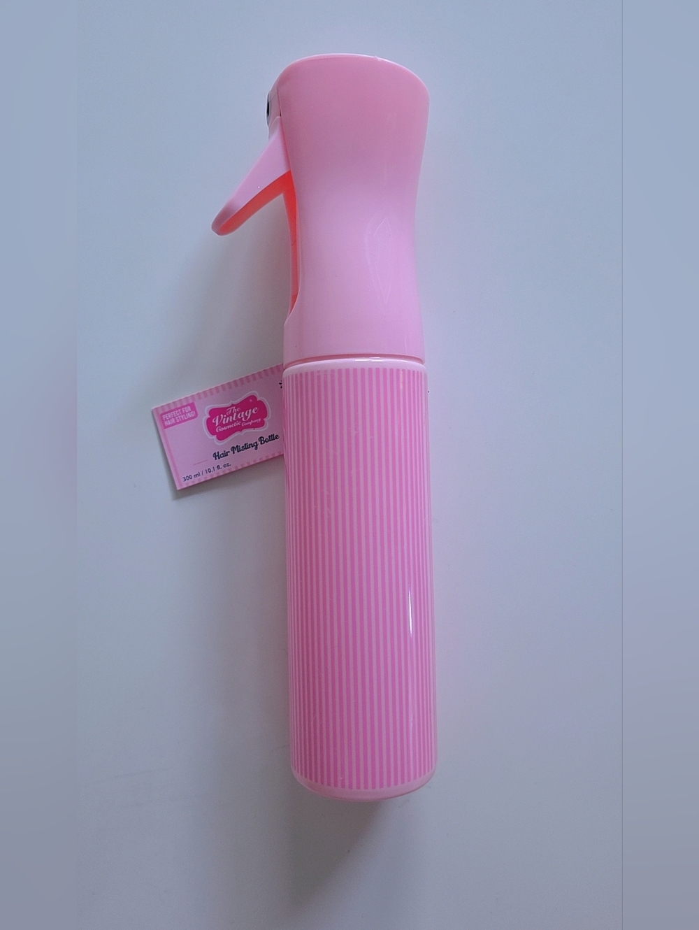 Continuous Mist Bottle 10oz, Stripped Pink and White
